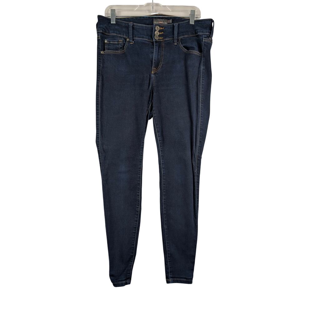 Torrid Feel The‎ Fit Jeggings 3 Button Womens 12R Dark Wash 5 Pocket Jeans